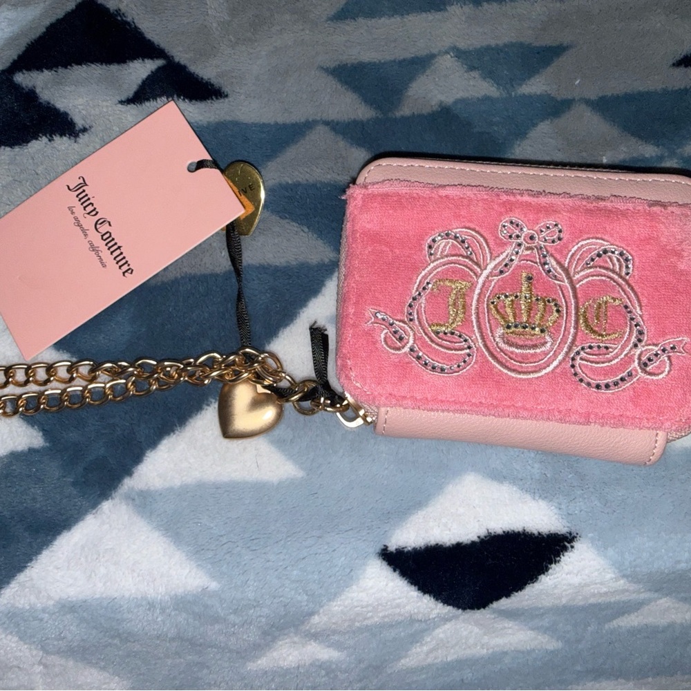 Juicy Couture Pink and Gold Key Holder